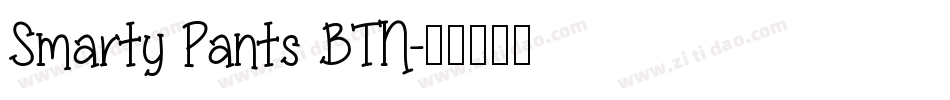 Smarty Pants BTN字体转换